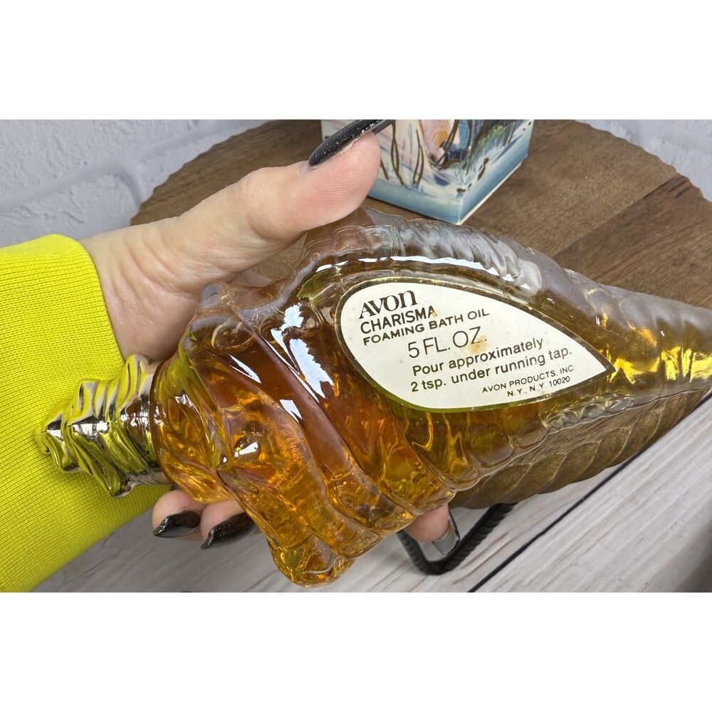 NEW Vintage Avon Sea Treasure Charisma Foaming Bath Oil 5fl. oz. - Picture 11 of 11